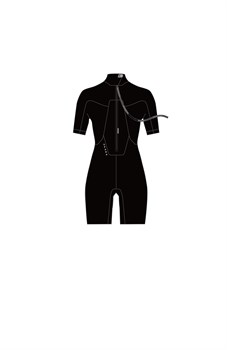 Гидрокостюм жен. 23 Spark S/S Shorty 2/2 BZ - фото 46313