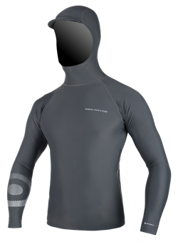 Гидромайка лайкр. муж. Neilpryde 23 MISSION HOODED RASH GUARD LS - фото 48227