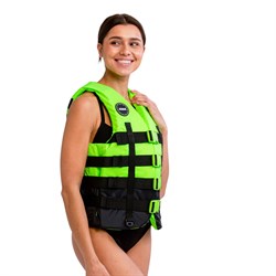 Жилет унисекс Jobe 25 4 Buckle Vest Lime - фото 61943