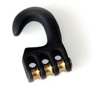 Запчасти Блок для паруса Unifiber Pulley-Hook Aluminium 3 rollers - 12mm