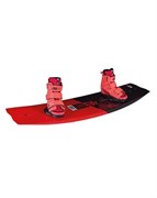 Unix Red 133+ Host Velcro Red Bindings