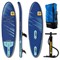 Доска SUP надувная компл. +парус Unifiber 23 Oxygen iWindSup FCD 10'7" & Compact 1.5 Rig Paddle Leash - фото 48100