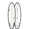 Доска SURF SIC 25 PISTOL WHIP x21.5 HF 6'4\" - фото 63403